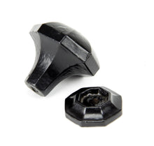 Load image into Gallery viewer, 33372 Black Octagonal Cabinet Knob - Small
