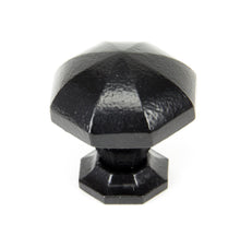 Load image into Gallery viewer, 33373 Black Octagonal Cabinet Knob - Large
