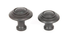 Load image into Gallery viewer, 33379 Beeswax Ringed Cabinet Knob - Small
