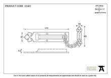Load image into Gallery viewer, 33381 Pewter Door Chain
