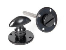 Load image into Gallery viewer, 33382 Black Round Bathroom Thumbturn
