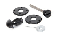 Load image into Gallery viewer, 33382 Black Round Bathroom Thumbturn
