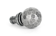 Load image into Gallery viewer, 33397 Pewter Hammered Ball Curtain Finial (pair)
