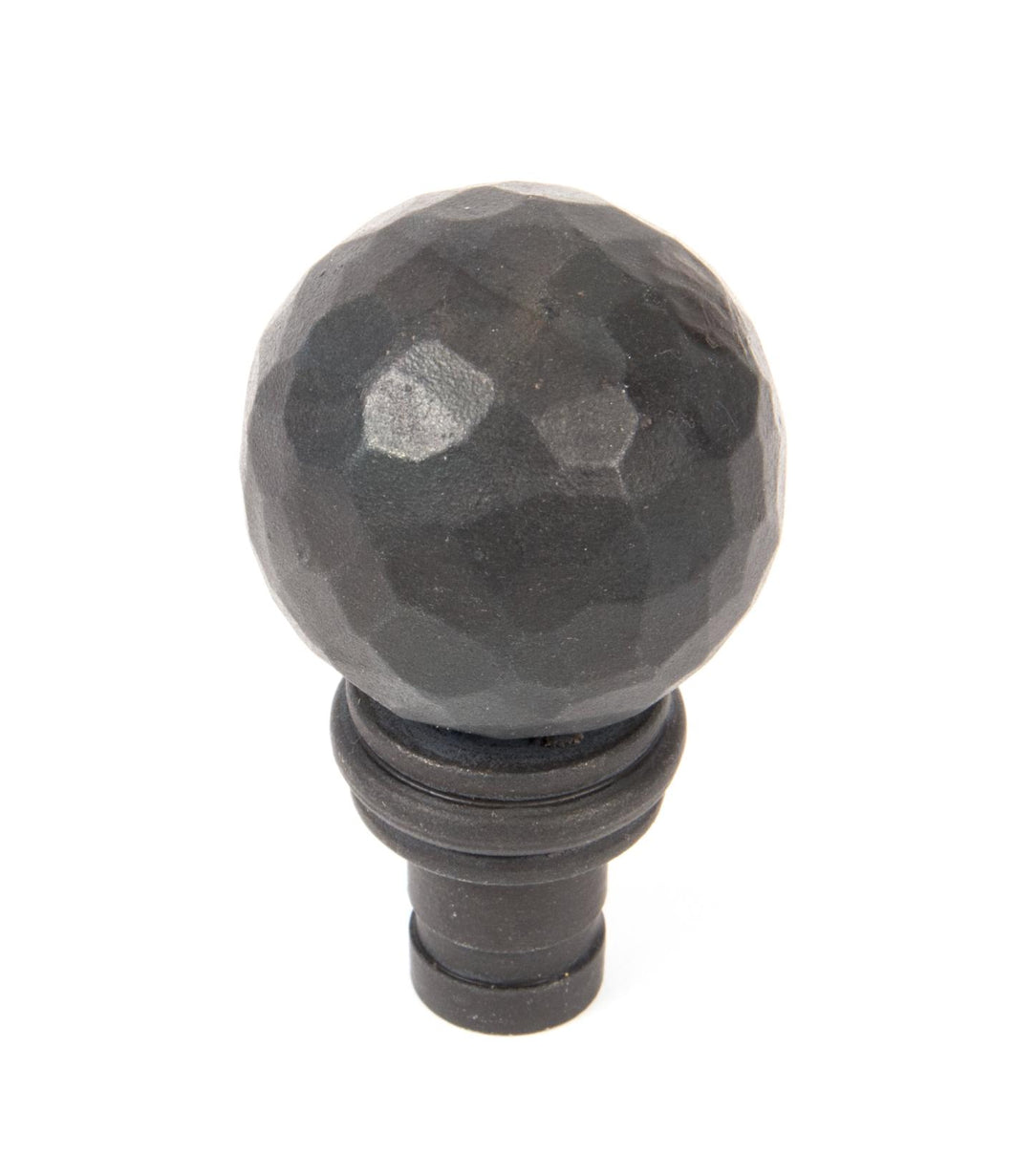 33398 Beeswax Hammered Ball Curtain Finial (pair)