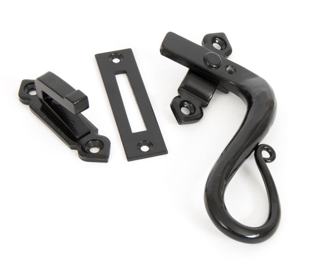 33469 Black Locking Shepherd's Crook Fastener - RH