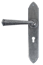 Load image into Gallery viewer, 33600 Pewter Gothic Lever Lock Set
