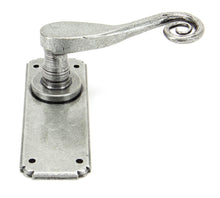 Load image into Gallery viewer, 33616 Pewter Monkeytail Lever Latch Set
