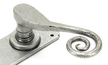 Load image into Gallery viewer, 33616 Pewter Monkeytail Lever Latch Set
