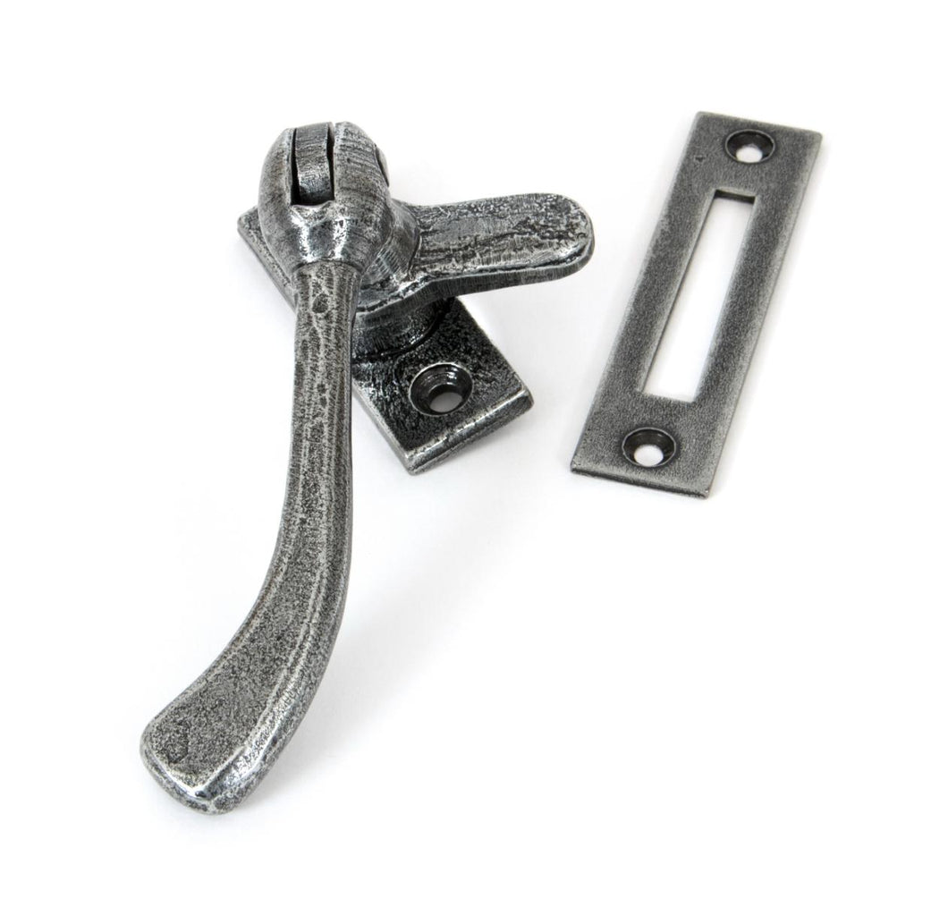 33668 Pewter Handmade Peardrop Fastener