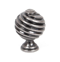Load image into Gallery viewer, 33691 Pewter Twist Cabinet Knob
