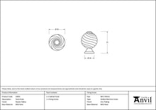 Load image into Gallery viewer, 33691 Pewter Twist Cabinet Knob
