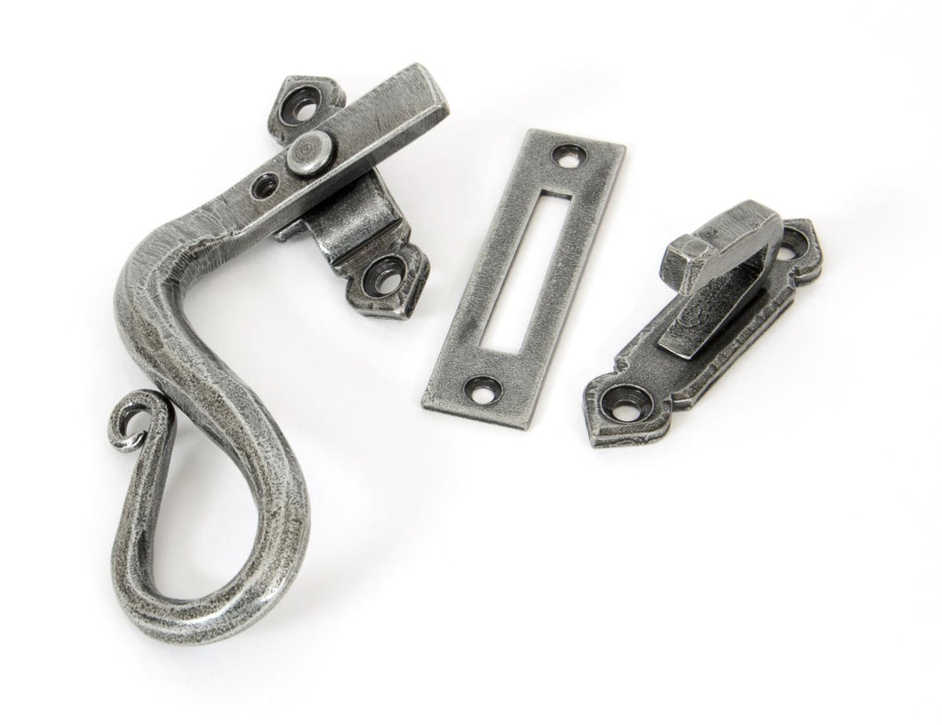 33710 Pewter Locking Shepherd's Crook Fastener - LH