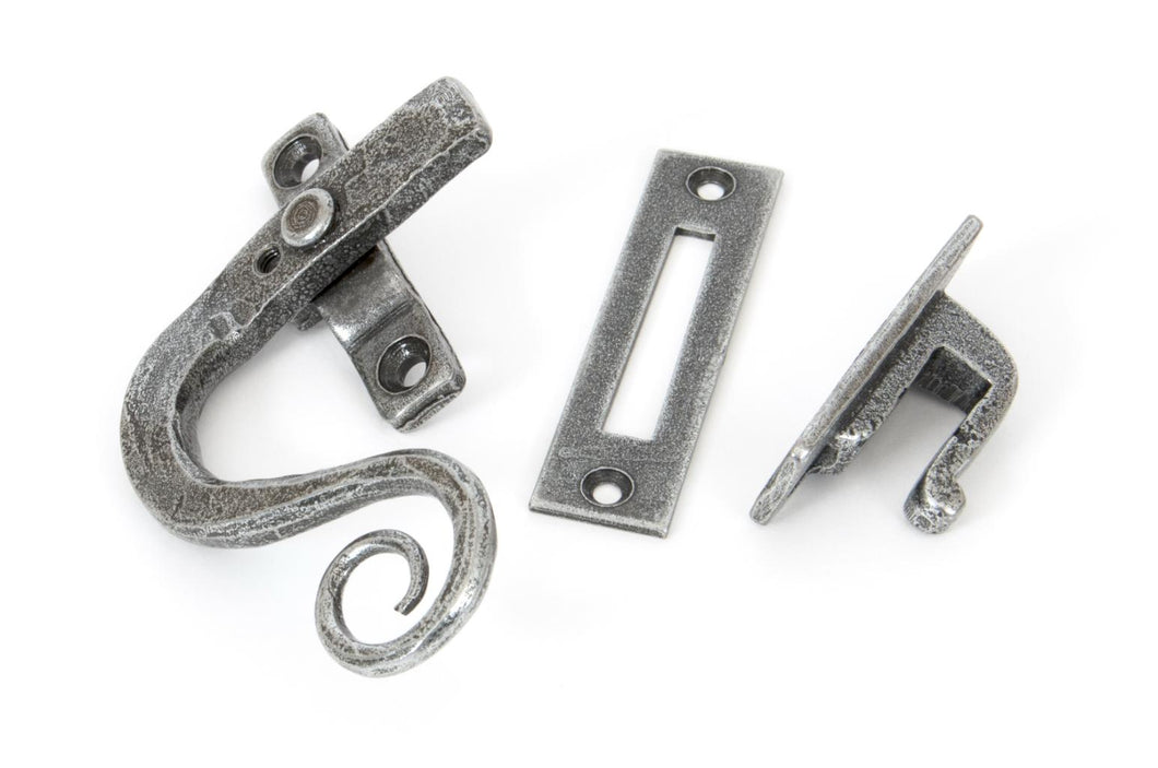 33725 Pewter Locking Monkeytail Fastener - LH