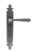 Load image into Gallery viewer, 33731 Pewter Cromwell Lever Latch Set
