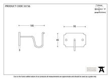 Load image into Gallery viewer, 33736 Pewter Mounting Bracket (pair)
