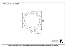 Load image into Gallery viewer, 33737 Pewter Curtain Ring
