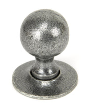 Load image into Gallery viewer, 33778 Pewter Round Mortice/Rim Knob Set
