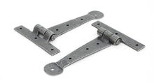 Load image into Gallery viewer, 33788 Pewter 6" Penny End T Hinge (pair)
