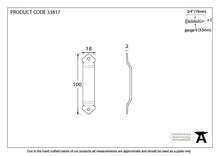 Load image into Gallery viewer, 33817 Black Gothic Screw on Staple
