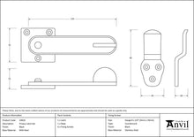Load image into Gallery viewer, 33818 Black Privacy Latch Set
