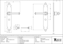 Load image into Gallery viewer, 33828 Black Tudor Lever Bathroom Set
