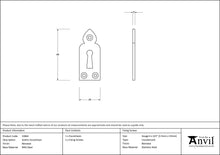 Load image into Gallery viewer, 33864 Beeswax Gothic Escutcheon
