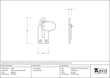 Load image into Gallery viewer, 33865 Beeswax Gothic Escutcheon &amp; Cover
