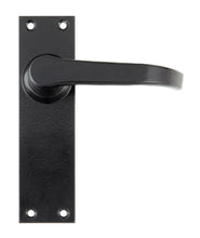 Load image into Gallery viewer, 33878 Black Deluxe Lever Latch Set
