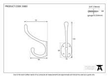 Load image into Gallery viewer, 33883 Black Celtic Hat &amp; Coat Hook

