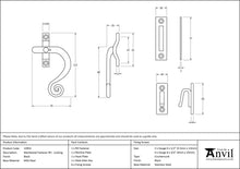 Load image into Gallery viewer, 33953 Black Locking Monkeytail Fastener - RH
