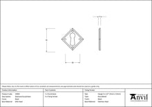 Load image into Gallery viewer, 33965 Black Diamond Escutcheon
