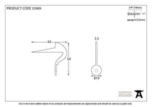 Load image into Gallery viewer, 33969 Black Frame Keep Pin
