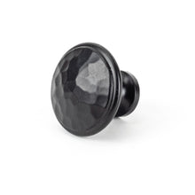 Load image into Gallery viewer, 33993 Black Hammered Cabinet Knob - Large
