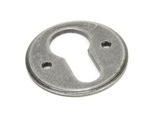 Load image into Gallery viewer, 45122 Pewter Regency Euro Escutcheon
