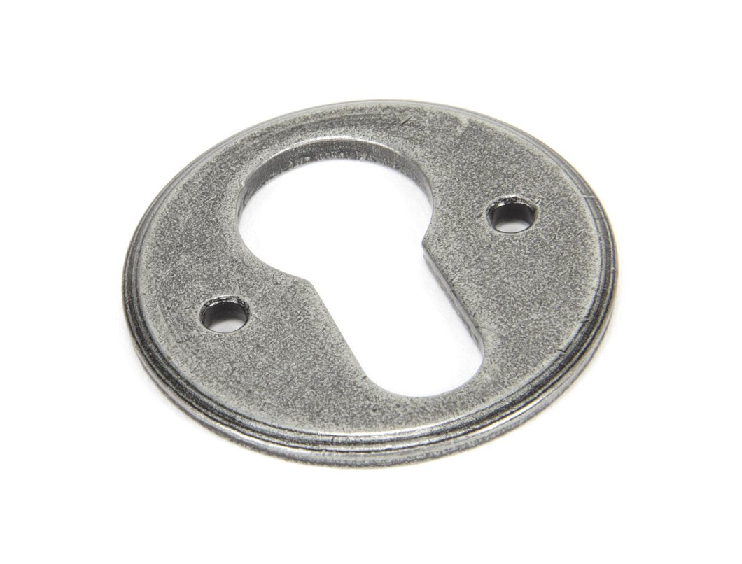 45122 Pewter Regency Euro Escutcheon