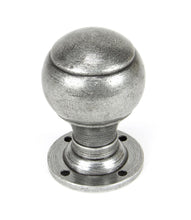 Load image into Gallery viewer, 45156 Pewter Regency Mortice/Rim Knob Set
