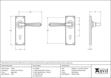 Load image into Gallery viewer, 45310 Aged Brass Hinton Lever Lock Set
