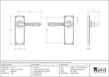 Load image into Gallery viewer, 45311 Aged Brass Hinton Lever Latch Set
