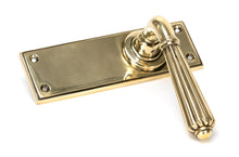 Load image into Gallery viewer, 45311 Aged Brass Hinton Lever Latch Set
