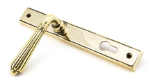 Load image into Gallery viewer, 45314 Aged Brass Hinton Slimline Lever Espag. Lock Set
