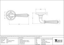 Load image into Gallery viewer, 45315 Polished Chrome Hinton Lever on Rose Set
