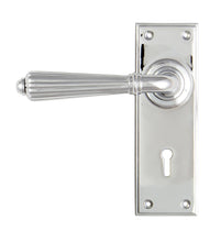 Load image into Gallery viewer, 45316 Polished Chrome Hinton Lever Lock Set
