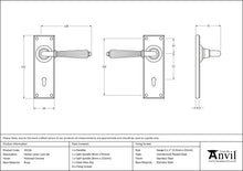 Load image into Gallery viewer, 45316 Polished Chrome Hinton Lever Lock Set
