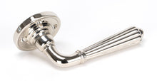 Load image into Gallery viewer, 45321 Polished Nickel Hinton Lever on Rose Set
