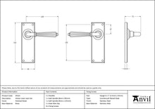 Load image into Gallery viewer, 45323 Polished Nickel Hinton Lever Latch Set
