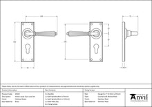 Load image into Gallery viewer, 45325 Polished Nickel Hinton Lever Euro Lock Set
