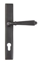 Load image into Gallery viewer, 45332 Aged Bronze Hinton Slimline Lever Espag. Lock Set
