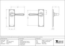 Load image into Gallery viewer, 45335 Polished Bronze Hinton Lever Latch Set
