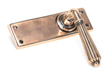 Load image into Gallery viewer, 45335 Polished Bronze Hinton Lever Latch Set
