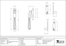Load image into Gallery viewer, 45346 Polished Nickel Night-Vent Locking Hinton Fastener
